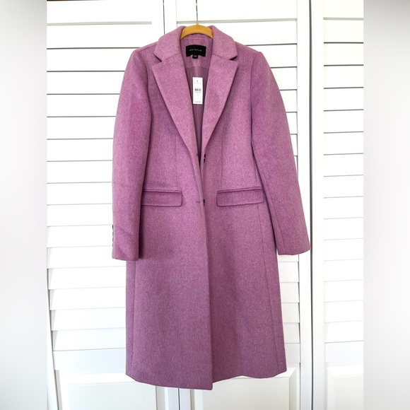 EXCLUSIVE!! ANN TAYLOR Chesterfield Wool Blend Coat - Picture 5 of 7